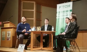 Drew Fairservice, Ben Nicholson-Smith, Shi Davidi, Megan Robinson at Pitch Talks in Toronto