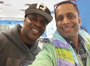 Maestro Fresh Wes with Karim Kanji