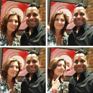 Erica Ehm and Karim Kanji
