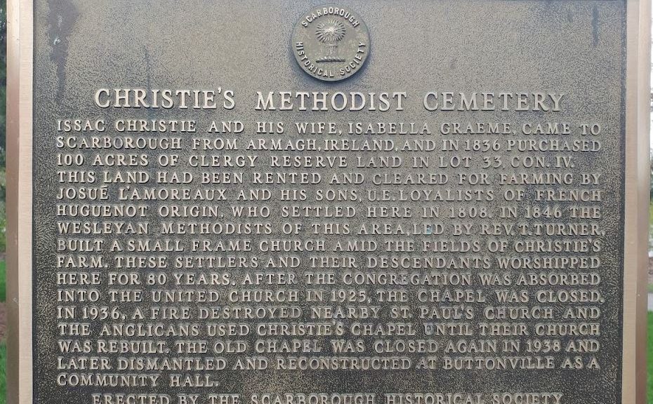 Christie's Methodist Cemetery