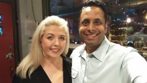 Mariah Owen with Karim Kanji