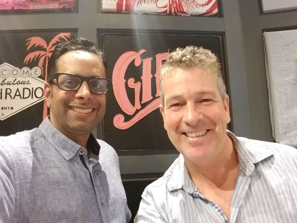 sam reid of glass tiger with karim kanji