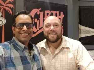 karim kanji with Jaime Stein