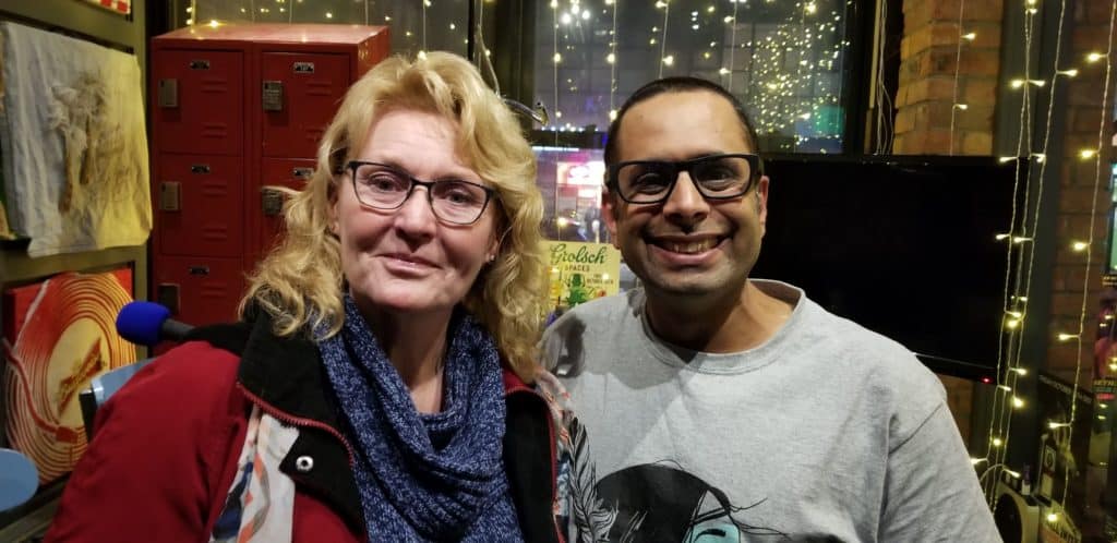 mary ormsby with karim kanji