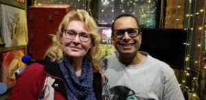 mary ormsby with karim kanji