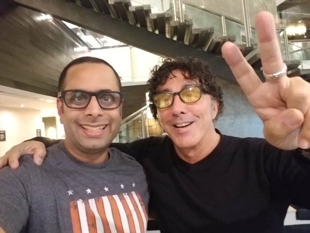 tom stephen with karim kanji