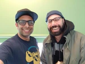 Dave Merheje with Karim Kanji