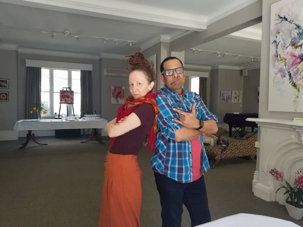 ingrid veninger and karim kanji