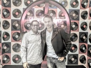 Jeff Teravainen with Karim Kanji