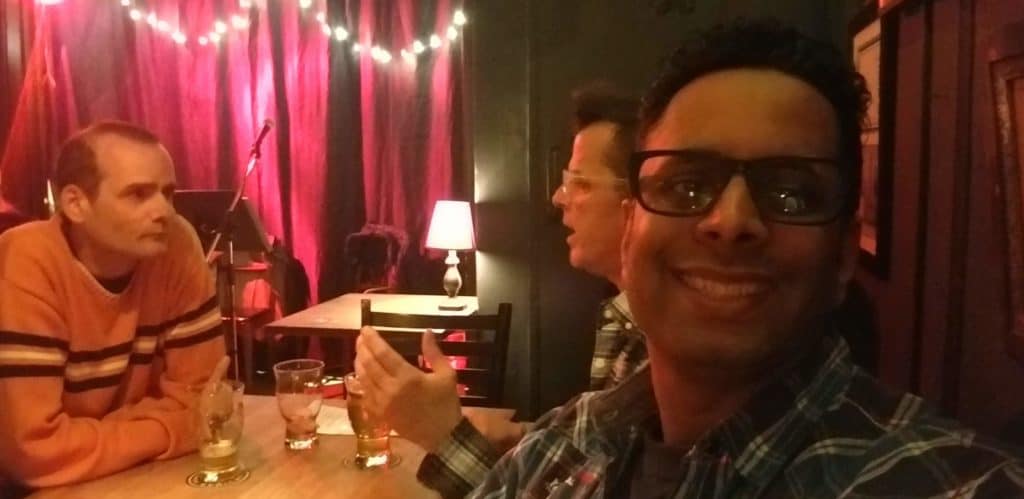 greg nisbet and gregg tilston with karim kanji