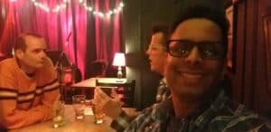greg nisbet and gregg tilston with karim kanji