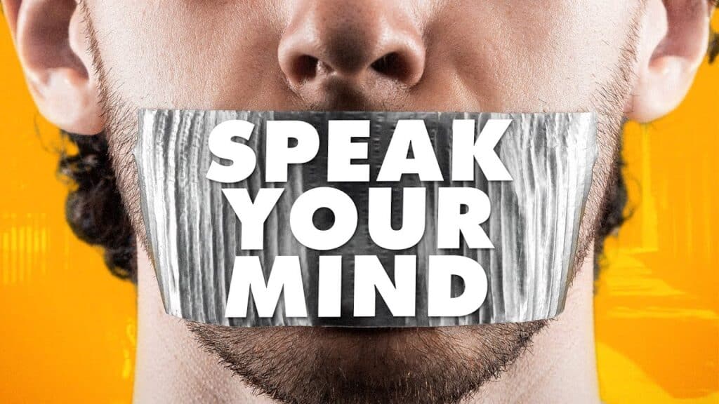 speak your mind