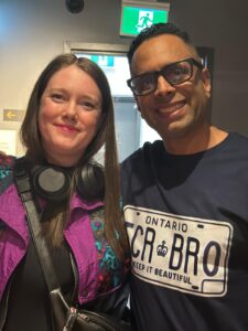 Rebecca Reeds and Karim Kanji